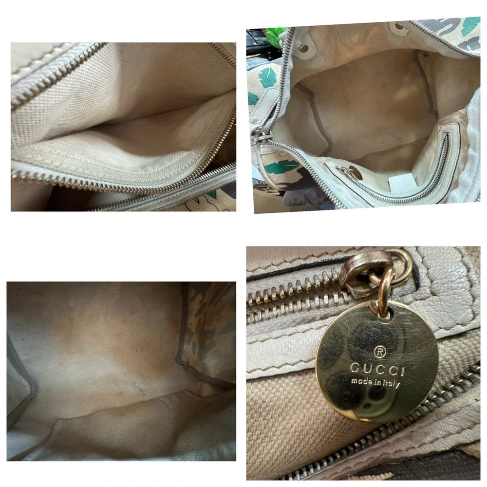 Very Rare Gucci Joy Elephant Print Boston Handbag - Picture 12 of 14